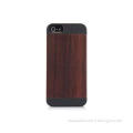 Handmade iPhone 5S / iPhone 5 Wooden Back With PC Case Anti